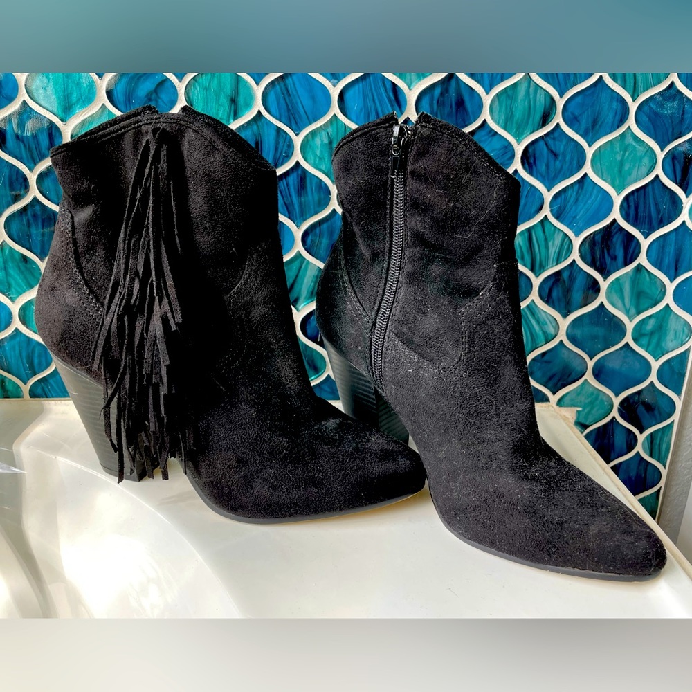 Western Fringe Booties